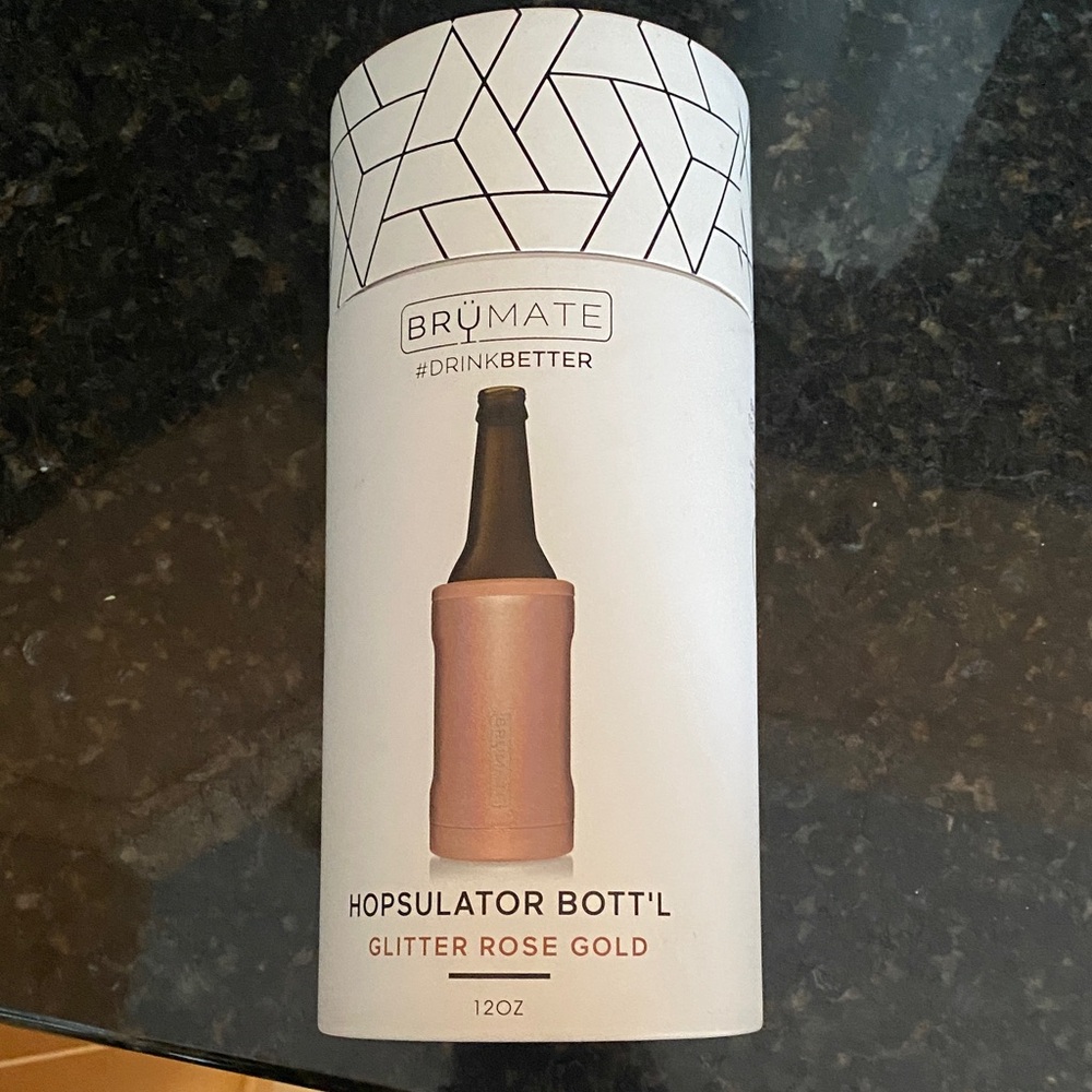 BrüMate Hopsulator Bott'l - Glitter Rose Gold